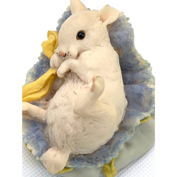 Aynsley MasterCraft Hand Painted Bunny Rabbit Blue Hat Collectible UK England - Picture 6 of 11